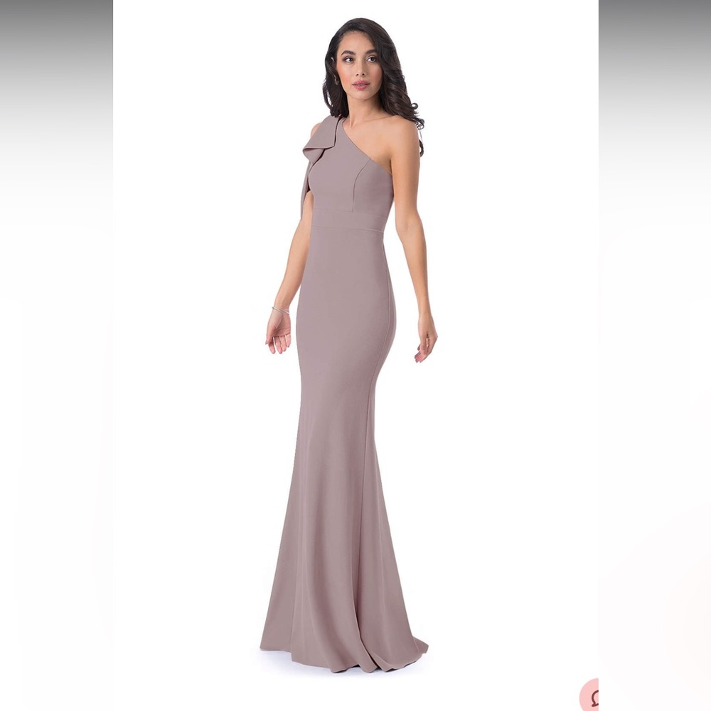 Azazie dusty rose bridesmaid dress